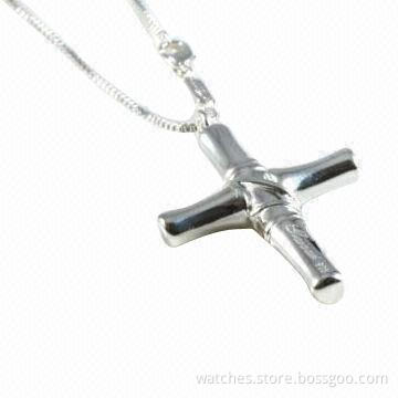 Fashion Necklace with Chrome Plating/Pendant, Made of Zinc-alloy, Unique Jewelry OEM/ODM Welcomed